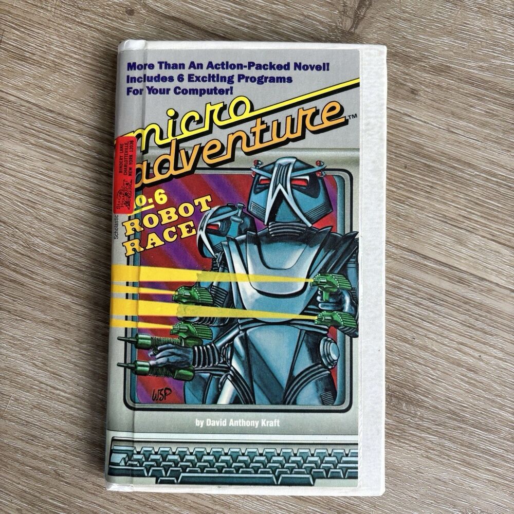 Micro Adventure No. 6 Robot Race by David Anthony Kraft (1984, Scholastic)